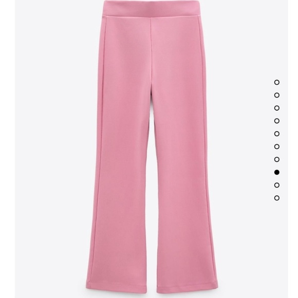 Zara High-Rise Mini Flare Ribbed Leggings - Picture 2 of 4